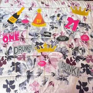 21st Birthday Photo Props